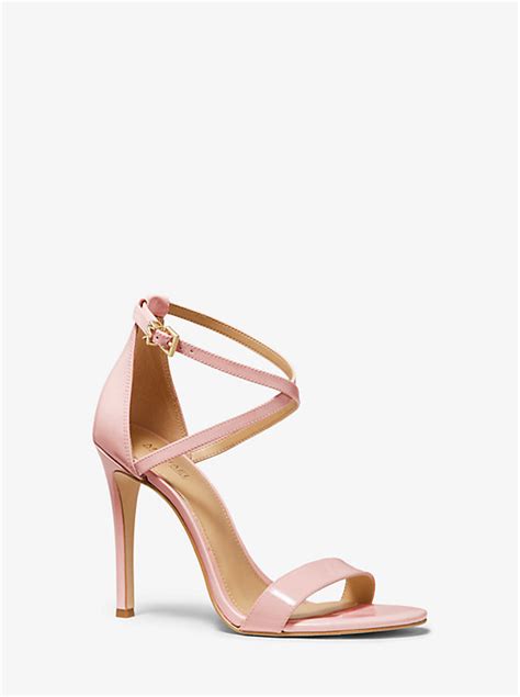 michael kors antonia leather sandal|Antonia Patent Leather Sandal .